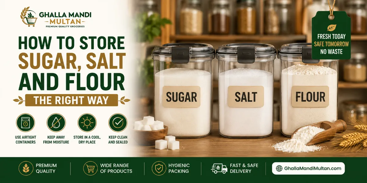 How to Store Sugar, Salt and Flour the Right ...