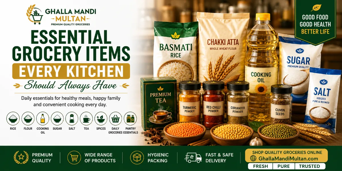 Essential Grocery Items Every Kitchen Should ...