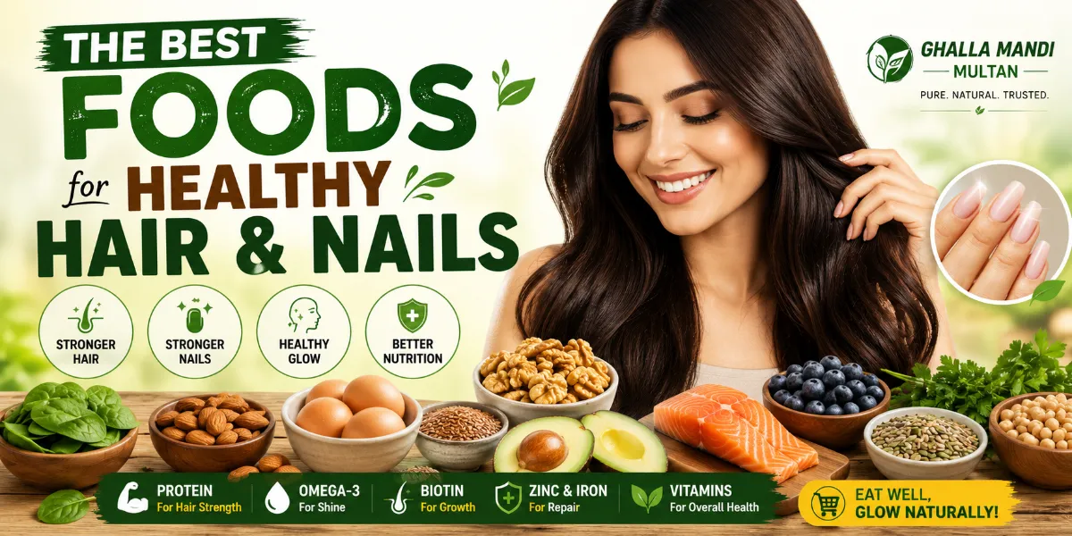 The Best Foods for Healthy Hair and Nails