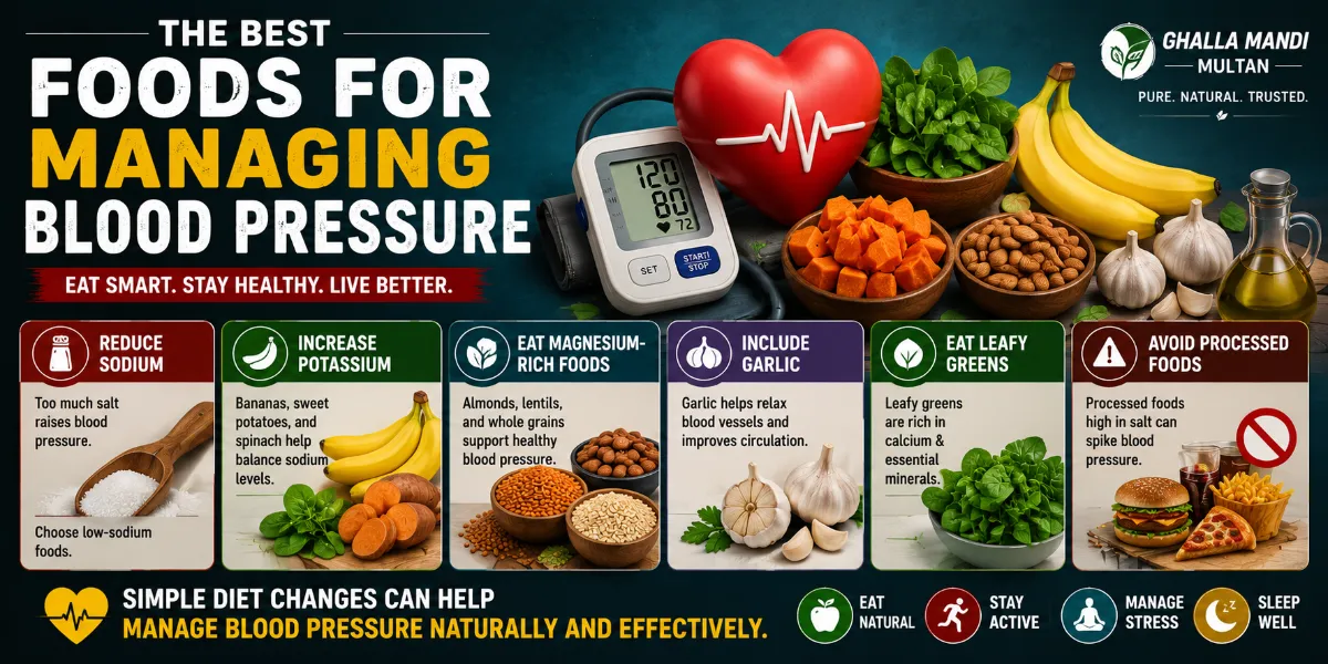 The Best Foods for Managing Blood Pressure