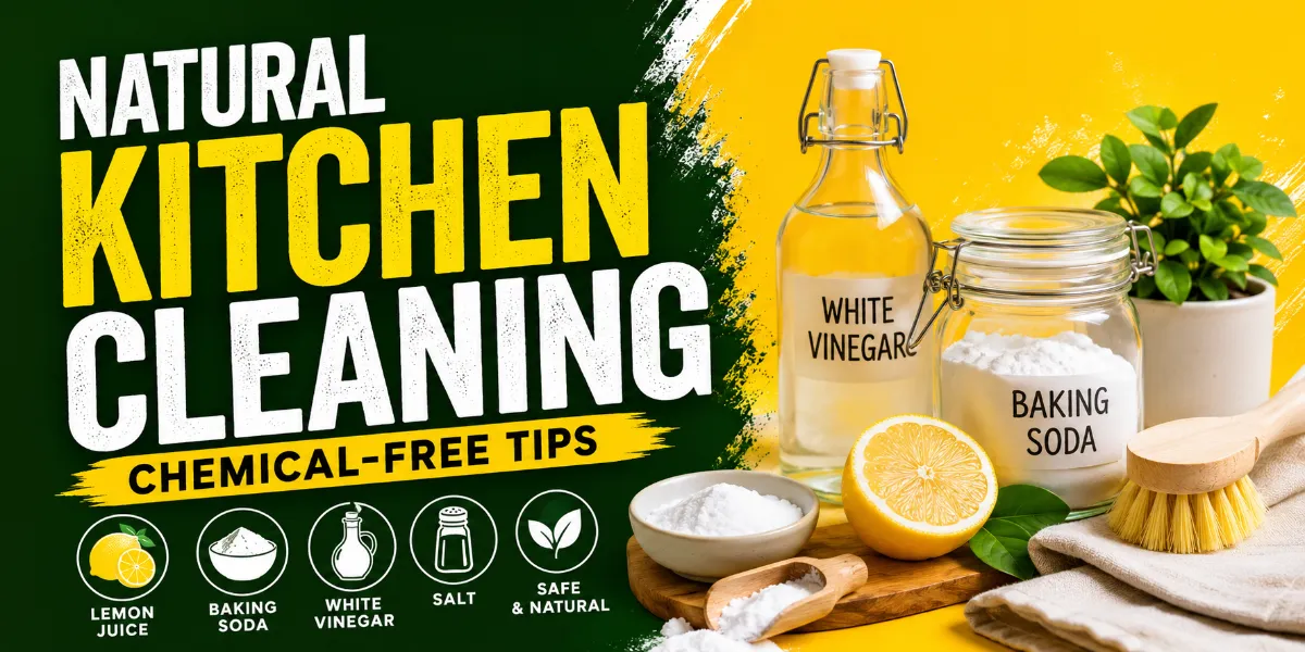 Natural Kitchen Cleaning, Chemical-Free Tips ...