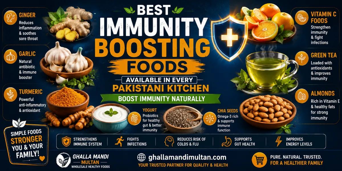 Best Immunity Boosting Foods Available in Eve...
