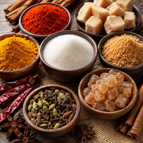 Sugar, Spices & Masala